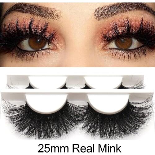 OKAYLASH 25mm 3D 4D Extra Long Wispies Eyelashes Siberian Volume Reusable False Strip Lashes Beauty Makup