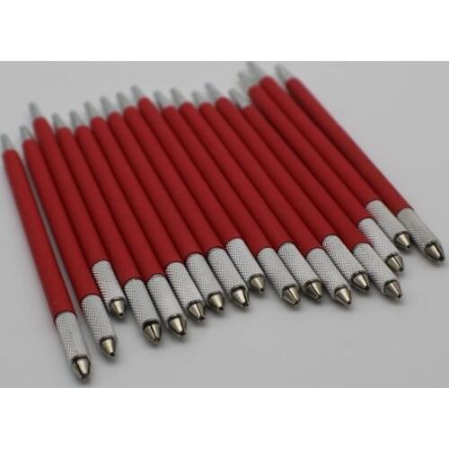 100 Pcs Eyebrow manual pen Permanent Makeup Eyebrow Tattoo Pen Machine For 3D Fog Eyebrow Embroidery Microblading