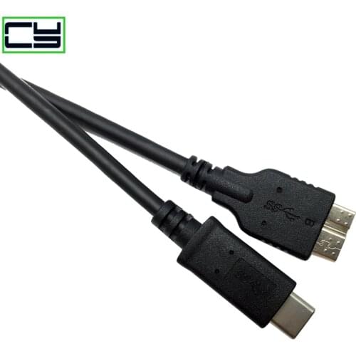 USB3.1 Type-C to USB 3.0 Micro B 10Pin Cable 5Gbps Data Connector Adapter For Hard Drive Smartphone PC OTG C Type PHON