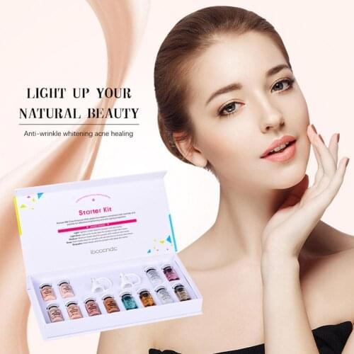 12Pcs/Set Rejuvenate Ampoule Foundation Anti-Wrinkle Skin Natural BB Cream Liquid Foundation Whitening Concealer for Cosmetic
