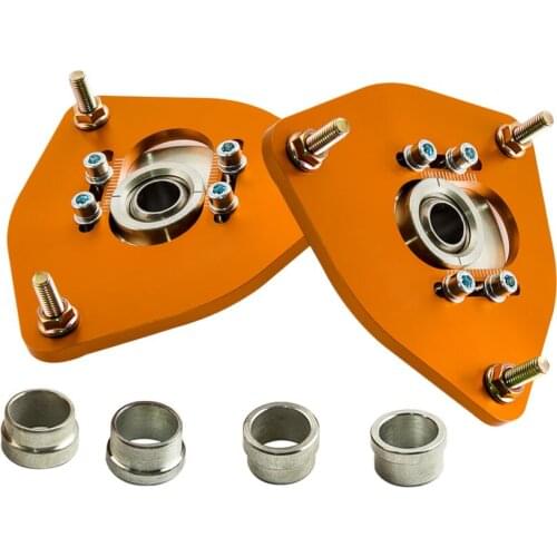 2 Pcs Coilover Camber Plate Plates Kit for Subaru Impreza WRX STI GDA GDB 2002-2007