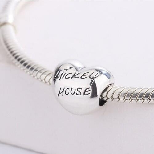 925 Sterling Silver Heart-shaped House Of The Year Charm Fits Pandora Bracelet 2021 New Beads For DIY Jewelry Making