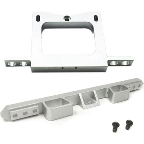AU04 -Rear Bumper Protector for WPL B14 B24 B24ZH B16 B36 1/16 Rc and for WPL-Silver