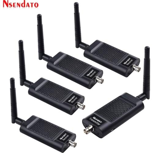 Measy Air SDI 4 2.4G/5.8G 1080P 3D 100M Wireless Audio Camera Live Transmitter Sender 4 Receiver Extender Adapter For HDTV