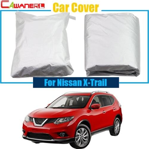 Cawanerl Outdoor Car Cover Snow Sun Rain Resistant Protector Cover Anti-UV For Nissan X-Trail High Quality