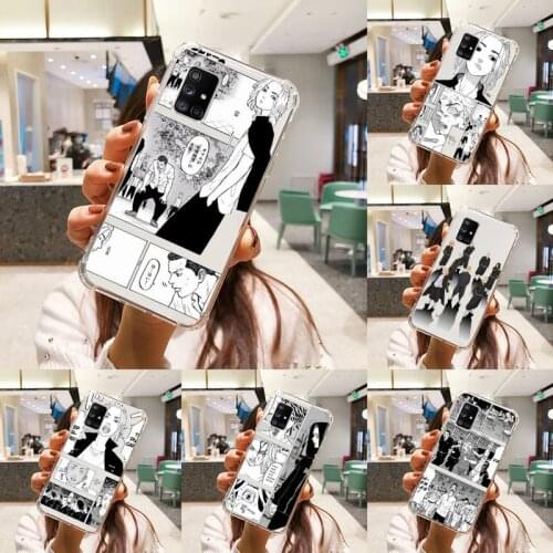 Tokyo revengers Phone Case Transparent For Samsung A51 A50 A71 A70 A81 M60S Note S21 S 20 10 9 8 11 E Plus Ultra
