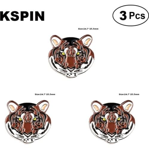 Tiger Lapel Pin Brooches Pins Flag badge Brooch Badges