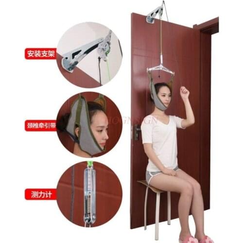 Door suspension cervical traction frame sling cervical traction device home cervical spondylosis stretcher neck pain traction