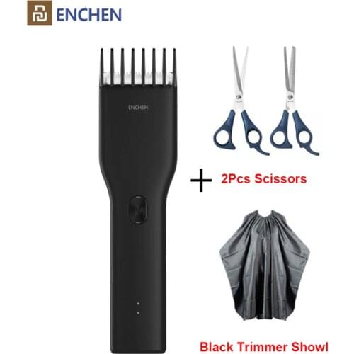 Youpin ENCHEN Boost USB Electric Hair Clipper Two Speed Ceramic Cutter Hair Fast Charging Hair Trimmer Children Hair Clipper