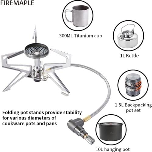 Fire Maple Polaris Pressure Regulator Remote Stove Outdoor Cooking Stove For Trekking Hiking Backpacking and Camping