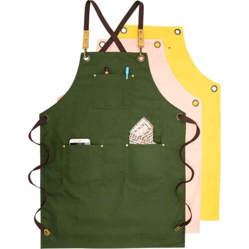 Newest Hot Solid Cooking Kitchen Apron For Woman Men Chef Waiter Cafe Shop Hairdresser Aprons Bibs Kitchen Garden Accessory