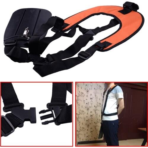 LETAOSK New Plastic & Cloth& Nylon Strimmer Padded Belt Double Shoulder Harness Strap Fit for Brush Cutter & Trimmer