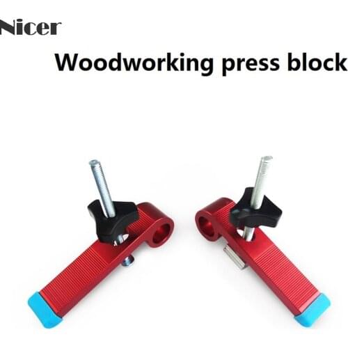 8MM Metal Quick Acting Hold Down Clamps for Woodworking T-Track T-Slot Clamp Tools DIY Carpenter Pressboard Clamp Pressure Block