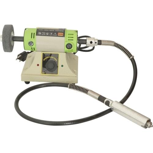 110V/220V 50Hz 480W 10000RPM Multifunctional Desktop Polishing Machine Jade Grinding Machine Engraving Machine Grinder Tool Set