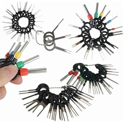 Terminal Removal Tool Kit Ejector Kit Wire Terminal Removal Tool Car Electrical Wiring Crimp Connector Pin Kit