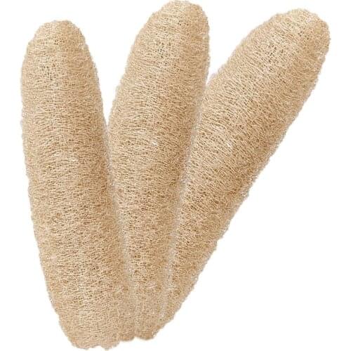 Full loofah natural exfoliation biodegradable loofah sponge cellulose board scrubber scrubber kitchen bathroom
