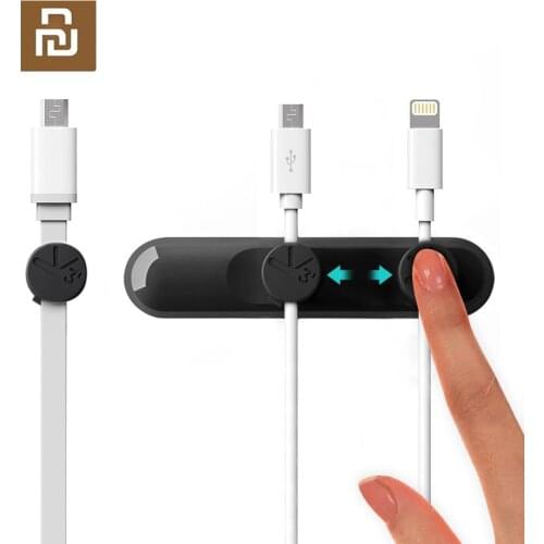 New Youpin Bcase TUP Magnetic Desktop Cable Clips Cord Management Tiny 3 Size in 1 Wire Cable Organizer For xiaomi smart home
