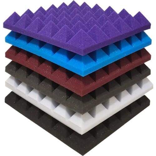 30x30x5cm foams panels sound insulation wall Pyramid Absorption Acoustic sponge Tile for Studio Ktv noise stopper home decor