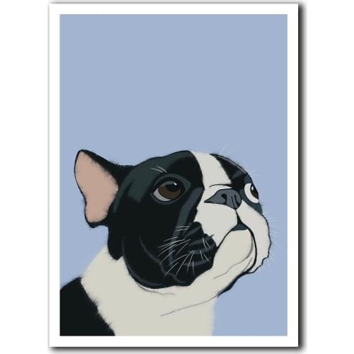 French Bulldog Print, Dog Print, Print Wall Art, Pug , Neutral Tones Print, Animal Print, Gift For Dog Lover, Housewarming Gift