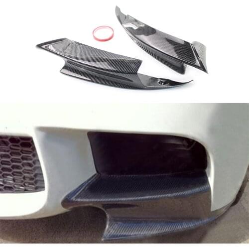 Front Bumper Splitters Lip Factory Carbon Fiber for BMW E92 E93 M3 2006 2007 2008 2009 2010 2011 2012 2013