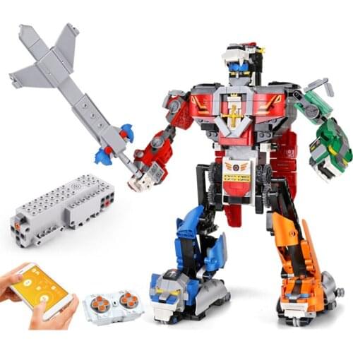 Technical APP RC Robot Walking Model Assembly Bricks Creator Electric Building Blocks Remote Control Kids Toys Boys Gifts