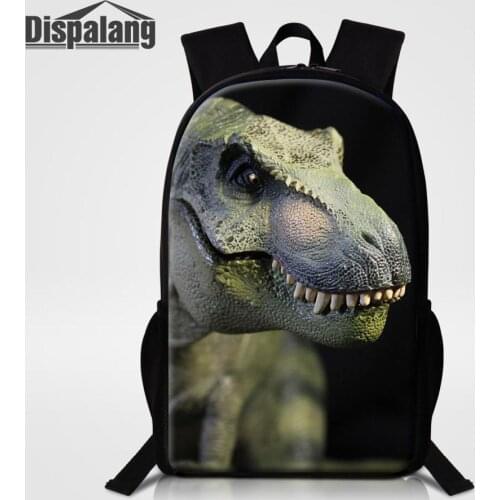 Animals Dinosaur Lion Leopard School Bags 16 Inch Children Daily Daypack Boy Cool Backpack For School Bagpack Mens Shoulder Bag