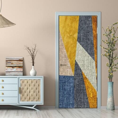 Modern Geometric Nordic Self Adhesive Wallpaper Vinyl Film Peel and Stick Removable Decor Sticker Furniture Wall Door Waterproof