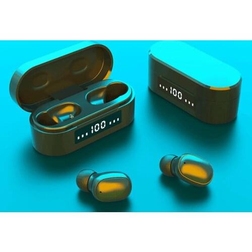 Bluetooth MINI Sprot Earphones LED Power Display TWS Headphones Accessories Smart Gadgets Hands Free For Phone PC Gaming Headset