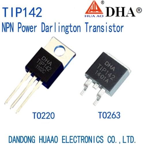 TIP142 NPN Power Darlington Transistor TO-220 TO-263