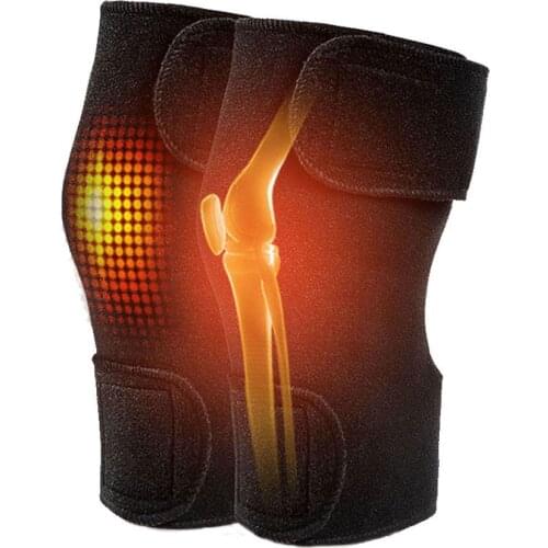 1 Pair Tourmaline Self Heating Knee Pads Magnetic Therapy Kneepad Pain Relief Arthritis Brace Support Patella Knee Pad