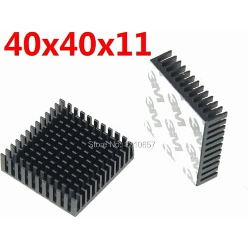 20pieces lot Heat Sink 40x40x11mm Aluminum 40*40*11MM for Router CPU IC