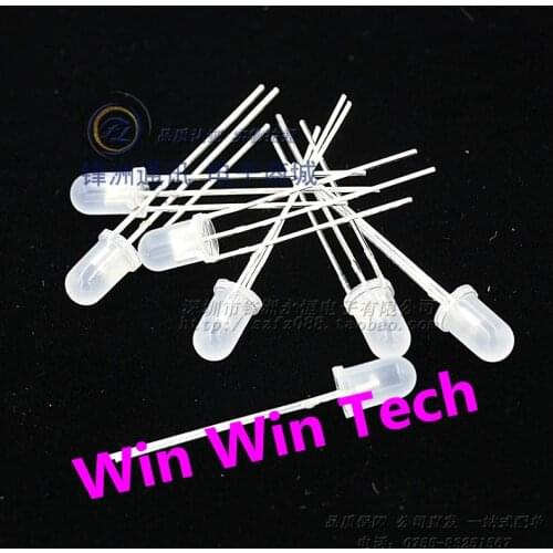 200PCS 5MM red blue yellow green mist Pu Yang F5 matte LED light emitting diode lamp lights astigmatism