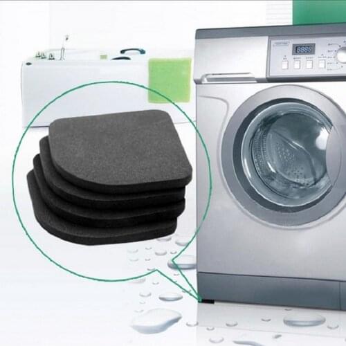 4 Pcs Kitchen Refrigerator Pads Bathroom Balcony Electric Washing Machine Shock Absorption Pad Home Furniture Sponge Feet Mat