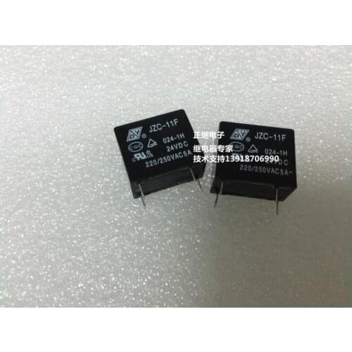 5pcs/lot New and original Relays JZC-11F 024-1H 24VDC DC24V