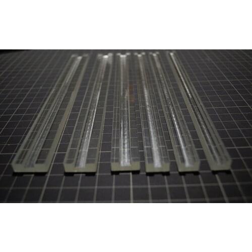 Acrylic Template Sewing Accessories for Leather 3# 5# Zipper Installation Installer Wallet Fix DIY Tool Repair