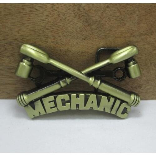 BuckleClub wholesale retro zinc alloy western Mechanic Tool belt buckle jeans gift belt buckle FP-03628 cowboy jeans belt buckle