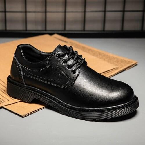 Business Formal Casual Shoes British Leather Soft Sole Wedding Shoes Mens Leather Shoes Big Size Men Shoes