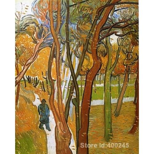 Paintings by Vincent Van Gogh The Walk Falling Leaves wall art Hand painted High quality