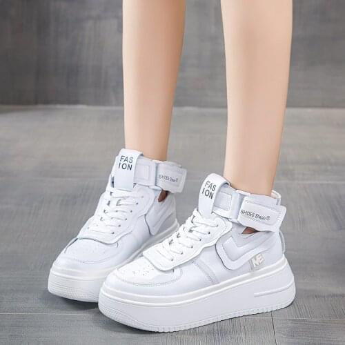 High Top Sneakers Platform Shoes Fashion White Designer Ladies Trainers Basket Chunky Sneakers Women Zapatillas De Mujer
