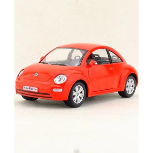 KINSMART Diecast Metal Model/1:24 Scale/Volkswagen New Beetle toy/Pull Back Car/for childrens gift or collection