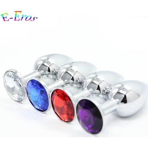 ORISSI Small Size Metal Mini Anal Toys Metal Butt Anal Plug Booty Beads Stainless Steel Anal Butt Plugs Anal Sex Toys