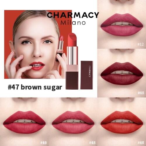 CHARMACY 15 Colors Matte Velvet Lipstick Waterproof Long Lasting Lip stick Easy To Wear Red Lipsticks Beauty Cosmetics For Women