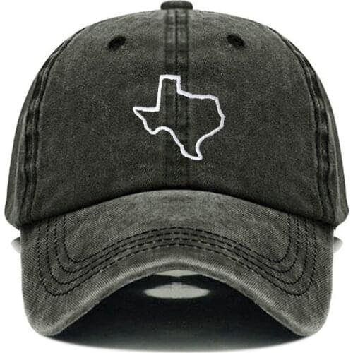 2021 New Vintage Washed Cotton Texas Embroidery Baseball Cap For Men Women Dad Hat golf caps Snapback Cap Dropshipping