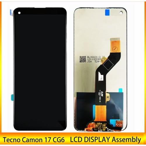 New LCD 6.6" For Tecno Camon 17 CG6 LCD Display Touch Screen Digitizer Assembly 100% Perfect Repair