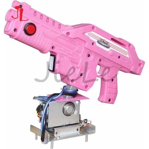 2 Pieces Gun 3 Colors 4 Types for Aliens, Farcry, The House of The Dead 3, Arcade DIY Kit Simulator Shooting Game Machine