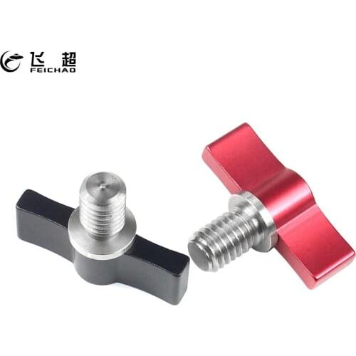 3/8" Handle Screw Adjustable 5mm 7mm 14mm Stainless Steel Thread 3/8 Inch Wrench Wing Lock Adapter for DSLR Camera Cage Monitor