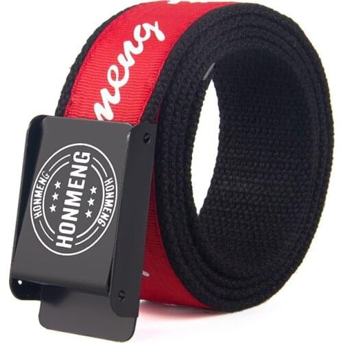 Man/Womans Canvas Belt Automatic Leisure Belt Students Fashion Belt