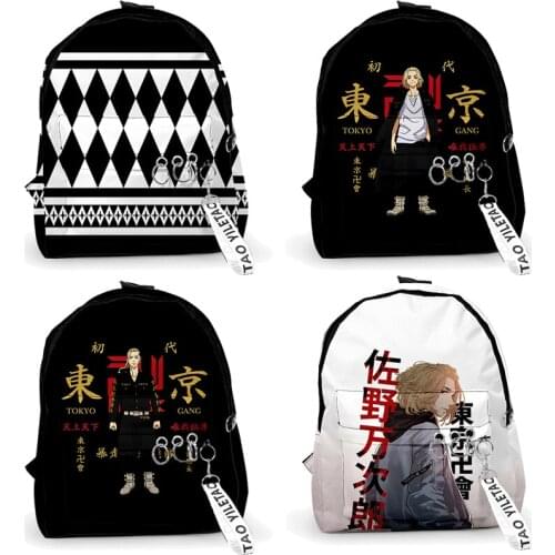 Anime Tokyo Revengers 3D Backpack School Bags Women Men Small Laptop Backpacks Manjiro Ryuguji Ken Fashion Travel Bag