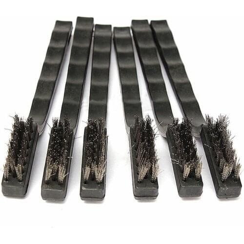 Mayitr Stainless Steel Wire Brush Tooth Brushes Rust Scrub Remove Home Kitchen Cleaning Brush 18cm