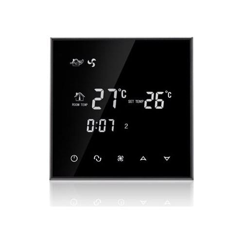Water system wind system Programmable Touch Screen Thermostat with fan coil unit